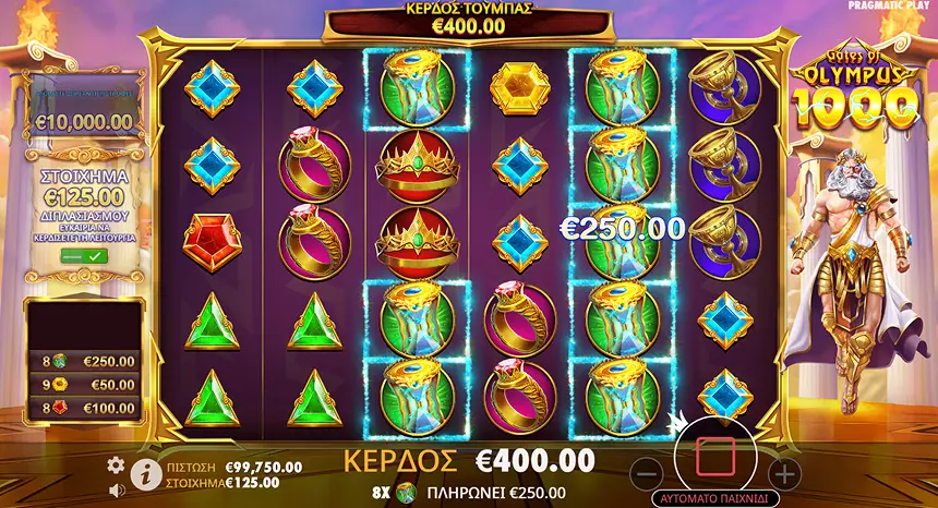 Gates of Olympus 1000 Gameplay